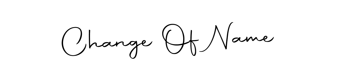 It looks lik you need a new signature style for name Change Of Name. Design unique handwritten (Autography-DOLnW) signature with our free signature maker in just a few clicks. Change Of Name signature style 10 images and pictures png