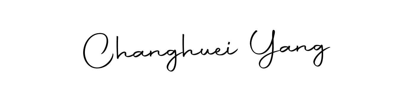 How to make Changhuei Yang name signature. Use Autography-DOLnW style for creating short signs online. This is the latest handwritten sign. Changhuei Yang signature style 10 images and pictures png