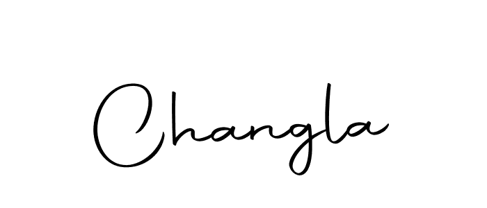 Design your own signature with our free online signature maker. With this signature software, you can create a handwritten (Autography-DOLnW) signature for name Changla. Changla signature style 10 images and pictures png