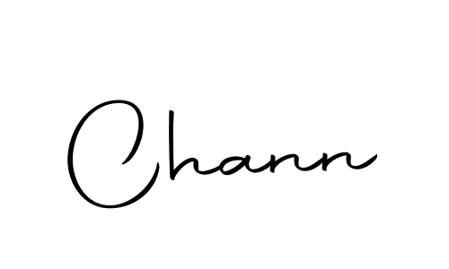 Make a beautiful signature design for name Chann. With this signature (Autography-DOLnW) style, you can create a handwritten signature for free. Chann signature style 10 images and pictures png