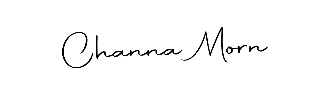 Make a beautiful signature design for name Channa Morn. With this signature (Autography-DOLnW) style, you can create a handwritten signature for free. Channa Morn signature style 10 images and pictures png