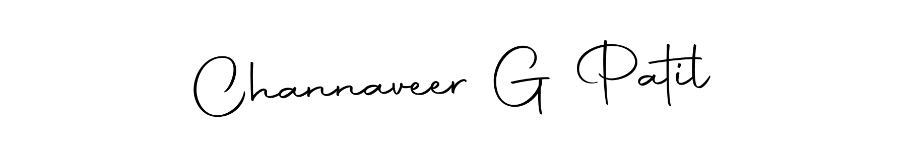 Channaveer G Patil stylish signature style. Best Handwritten Sign (Autography-DOLnW) for my name. Handwritten Signature Collection Ideas for my name Channaveer G Patil. Channaveer G Patil signature style 10 images and pictures png