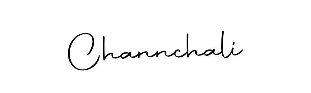 Create a beautiful signature design for name Channchali. With this signature (Autography-DOLnW) fonts, you can make a handwritten signature for free. Channchali signature style 10 images and pictures png