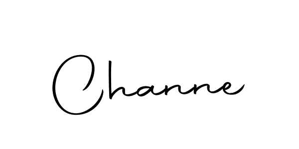 You should practise on your own different ways (Autography-DOLnW) to write your name (Channe) in signature. don't let someone else do it for you. Channe signature style 10 images and pictures png