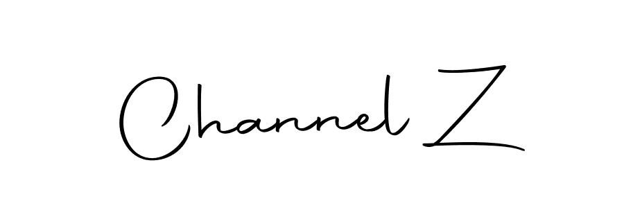 Create a beautiful signature design for name Channel Z. With this signature (Autography-DOLnW) fonts, you can make a handwritten signature for free. Channel Z signature style 10 images and pictures png