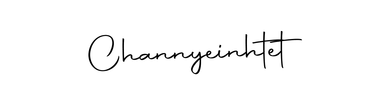 Design your own signature with our free online signature maker. With this signature software, you can create a handwritten (Autography-DOLnW) signature for name Channyeinhtet. Channyeinhtet signature style 10 images and pictures png