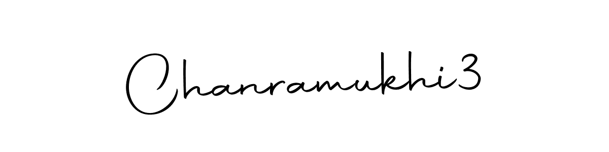 Design your own signature with our free online signature maker. With this signature software, you can create a handwritten (Autography-DOLnW) signature for name Chanramukhi3. Chanramukhi3 signature style 10 images and pictures png