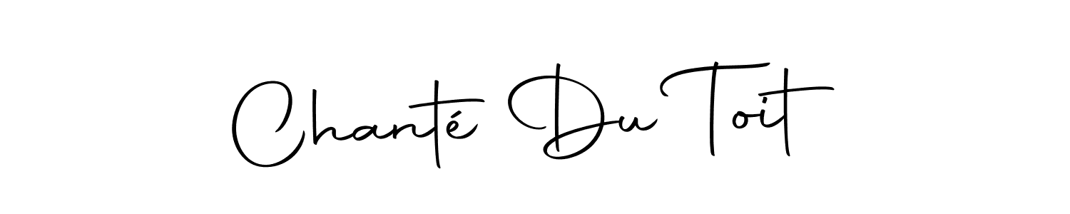 Also You can easily find your signature by using the search form. We will create Chanté Du Toit name handwritten signature images for you free of cost using Autography-DOLnW sign style. Chanté Du Toit signature style 10 images and pictures png