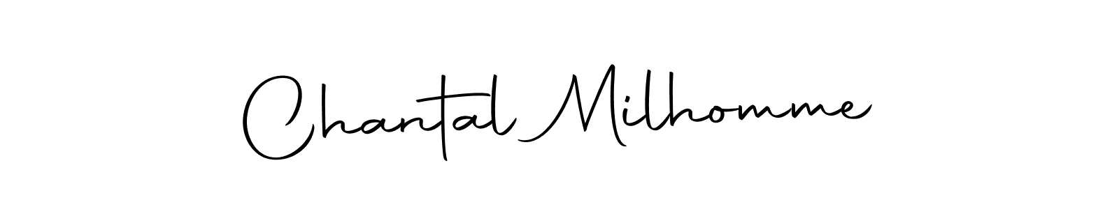 How to make Chantal Milhomme signature? Autography-DOLnW is a professional autograph style. Create handwritten signature for Chantal Milhomme name. Chantal Milhomme signature style 10 images and pictures png