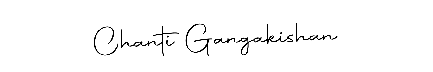 Create a beautiful signature design for name Chanti Gangakishan. With this signature (Autography-DOLnW) fonts, you can make a handwritten signature for free. Chanti Gangakishan signature style 10 images and pictures png