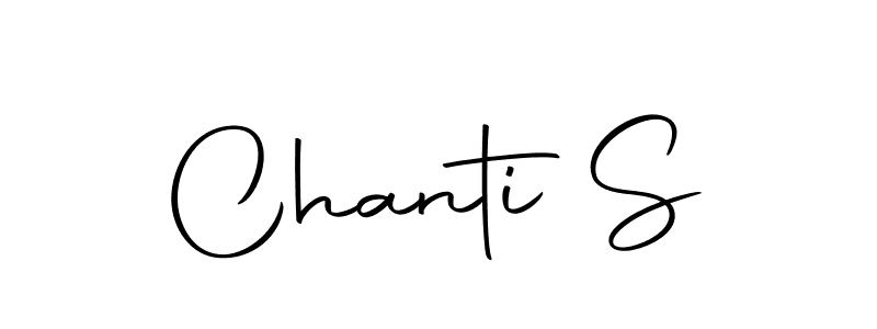 Make a beautiful signature design for name Chanti S. Use this online signature maker to create a handwritten signature for free. Chanti S signature style 10 images and pictures png