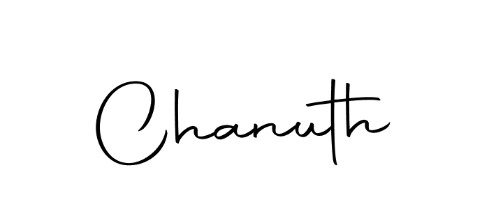 Make a beautiful signature design for name Chanuth. With this signature (Autography-DOLnW) style, you can create a handwritten signature for free. Chanuth signature style 10 images and pictures png
