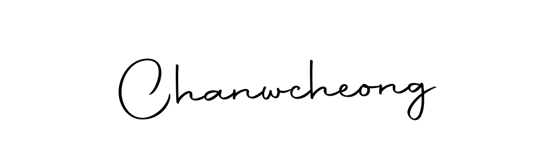 How to make Chanwcheong name signature. Use Autography-DOLnW style for creating short signs online. This is the latest handwritten sign. Chanwcheong signature style 10 images and pictures png