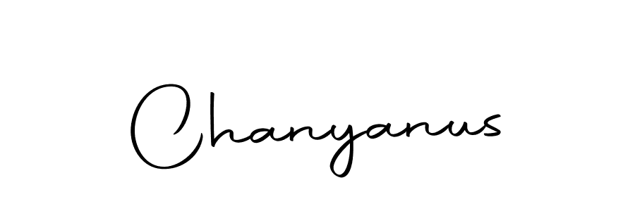 Make a beautiful signature design for name Chanyanus. With this signature (Autography-DOLnW) style, you can create a handwritten signature for free. Chanyanus signature style 10 images and pictures png