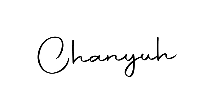 How to make Chanyuh signature? Autography-DOLnW is a professional autograph style. Create handwritten signature for Chanyuh name. Chanyuh signature style 10 images and pictures png