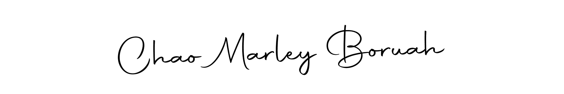 Similarly Autography-DOLnW is the best handwritten signature design. Signature creator online .You can use it as an online autograph creator for name Chao Marley Boruah. Chao Marley Boruah signature style 10 images and pictures png
