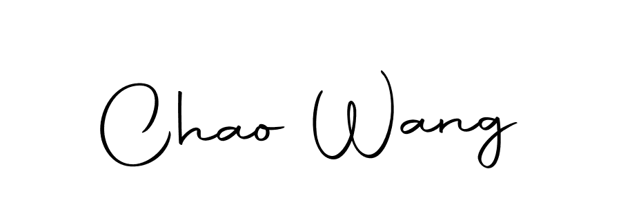 Create a beautiful signature design for name Chao Wang. With this signature (Autography-DOLnW) fonts, you can make a handwritten signature for free. Chao Wang signature style 10 images and pictures png