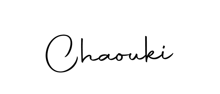 Create a beautiful signature design for name Chaouki. With this signature (Autography-DOLnW) fonts, you can make a handwritten signature for free. Chaouki signature style 10 images and pictures png