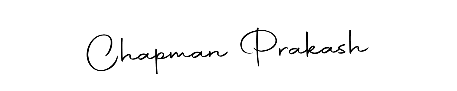How to make Chapman Prakash name signature. Use Autography-DOLnW style for creating short signs online. This is the latest handwritten sign. Chapman Prakash signature style 10 images and pictures png