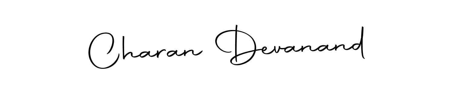 Similarly Autography-DOLnW is the best handwritten signature design. Signature creator online .You can use it as an online autograph creator for name Charan Devanand. Charan Devanand signature style 10 images and pictures png