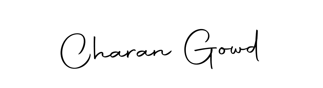 Create a beautiful signature design for name Charan Gowd. With this signature (Autography-DOLnW) fonts, you can make a handwritten signature for free. Charan Gowd signature style 10 images and pictures png