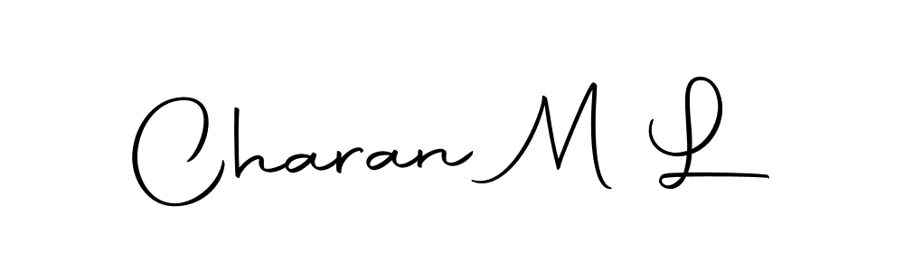 Make a short Charan M L signature style. Manage your documents anywhere anytime using Autography-DOLnW. Create and add eSignatures, submit forms, share and send files easily. Charan M L signature style 10 images and pictures png