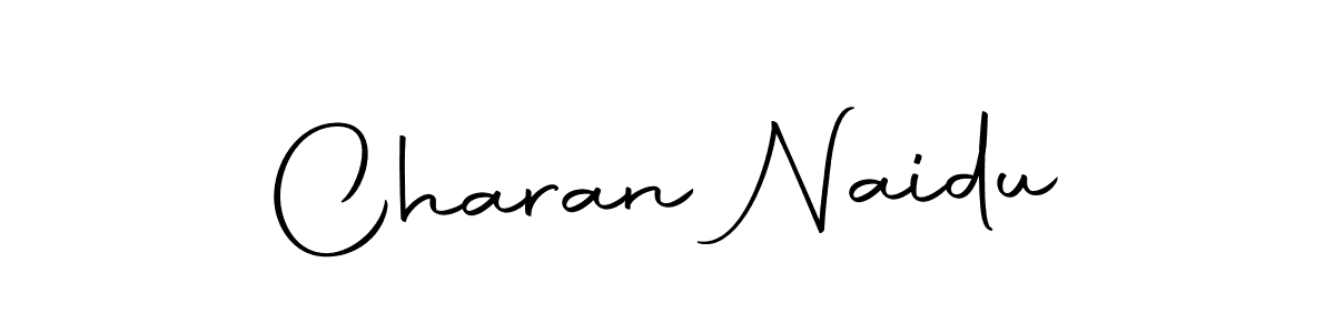 Create a beautiful signature design for name Charan Naidu. With this signature (Autography-DOLnW) fonts, you can make a handwritten signature for free. Charan Naidu signature style 10 images and pictures png