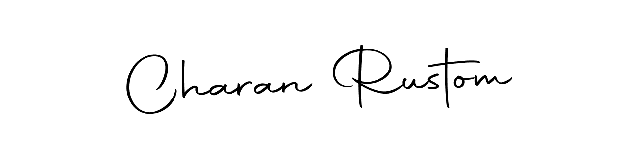 Autography-DOLnW is a professional signature style that is perfect for those who want to add a touch of class to their signature. It is also a great choice for those who want to make their signature more unique. Get Charan Rustom name to fancy signature for free. Charan Rustom signature style 10 images and pictures png