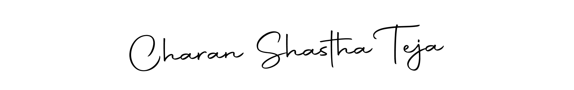 Also we have Charan Shastha Teja name is the best signature style. Create professional handwritten signature collection using Autography-DOLnW autograph style. Charan Shastha Teja signature style 10 images and pictures png