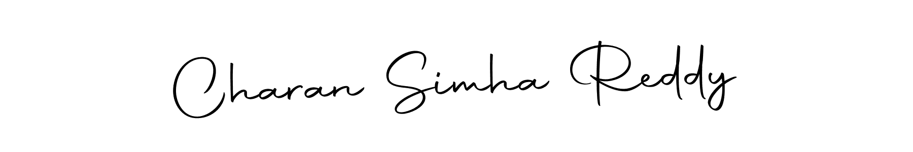 Make a short Charan Simha Reddy signature style. Manage your documents anywhere anytime using Autography-DOLnW. Create and add eSignatures, submit forms, share and send files easily. Charan Simha Reddy signature style 10 images and pictures png