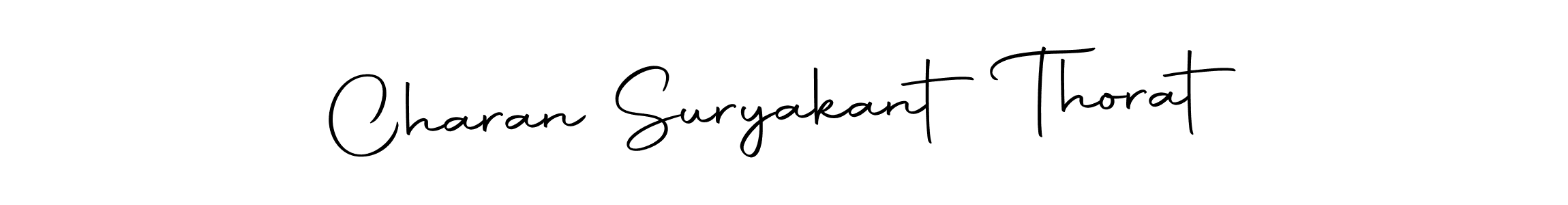 Create a beautiful signature design for name Charan Suryakant Thorat. With this signature (Autography-DOLnW) fonts, you can make a handwritten signature for free. Charan Suryakant Thorat signature style 10 images and pictures png