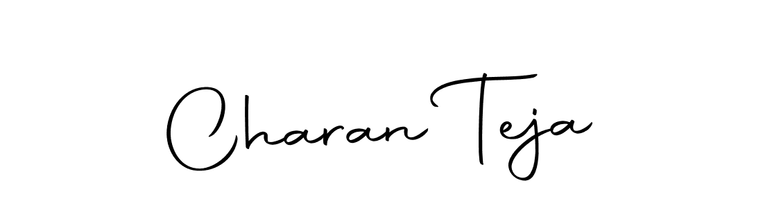 Design your own signature with our free online signature maker. With this signature software, you can create a handwritten (Autography-DOLnW) signature for name Charan Teja. Charan Teja signature style 10 images and pictures png