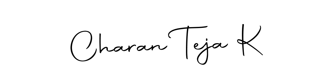 How to make Charan Teja K signature? Autography-DOLnW is a professional autograph style. Create handwritten signature for Charan Teja K name. Charan Teja K signature style 10 images and pictures png