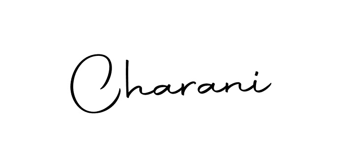Use a signature maker to create a handwritten signature online. With this signature software, you can design (Autography-DOLnW) your own signature for name Charani. Charani signature style 10 images and pictures png
