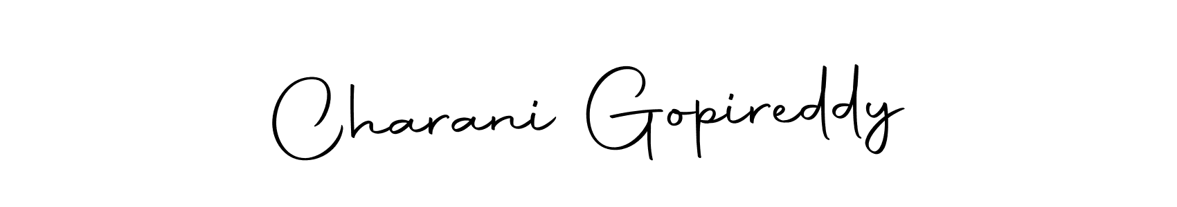 if you are searching for the best signature style for your name Charani Gopireddy. so please give up your signature search. here we have designed multiple signature styles  using Autography-DOLnW. Charani Gopireddy signature style 10 images and pictures png