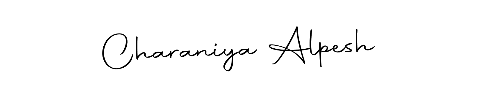 Use a signature maker to create a handwritten signature online. With this signature software, you can design (Autography-DOLnW) your own signature for name Charaniya Alpesh. Charaniya Alpesh signature style 10 images and pictures png