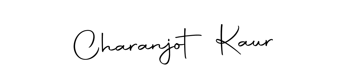 Create a beautiful signature design for name Charanjot Kaur. With this signature (Autography-DOLnW) fonts, you can make a handwritten signature for free. Charanjot Kaur signature style 10 images and pictures png