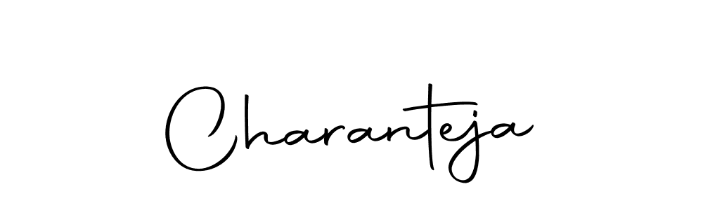 Design your own signature with our free online signature maker. With this signature software, you can create a handwritten (Autography-DOLnW) signature for name Charanteja. Charanteja signature style 10 images and pictures png