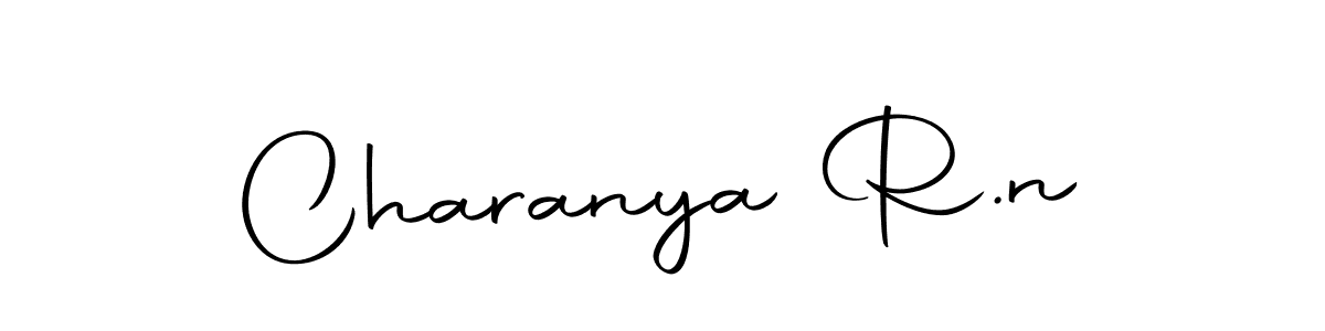 How to make Charanya R.n signature? Autography-DOLnW is a professional autograph style. Create handwritten signature for Charanya R.n name. Charanya R.n signature style 10 images and pictures png