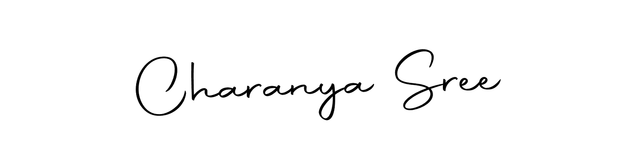Create a beautiful signature design for name Charanya Sree. With this signature (Autography-DOLnW) fonts, you can make a handwritten signature for free. Charanya Sree signature style 10 images and pictures png