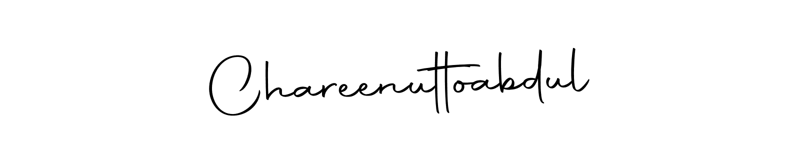 Create a beautiful signature design for name Chareenuttoabdul. With this signature (Autography-DOLnW) fonts, you can make a handwritten signature for free. Chareenuttoabdul signature style 10 images and pictures png