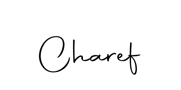 Create a beautiful signature design for name Charef. With this signature (Autography-DOLnW) fonts, you can make a handwritten signature for free. Charef signature style 10 images and pictures png