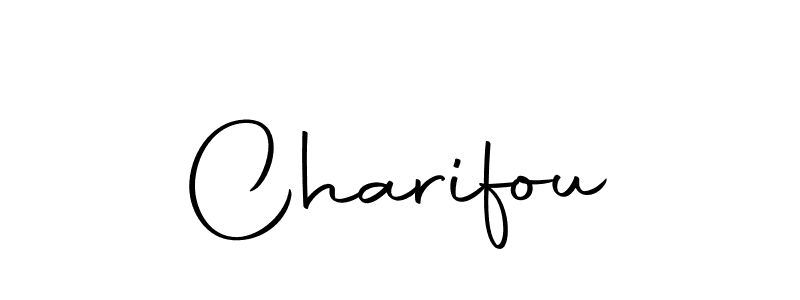 You should practise on your own different ways (Autography-DOLnW) to write your name (Charifou) in signature. don't let someone else do it for you. Charifou signature style 10 images and pictures png