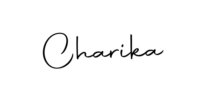 Use a signature maker to create a handwritten signature online. With this signature software, you can design (Autography-DOLnW) your own signature for name Charika. Charika signature style 10 images and pictures png