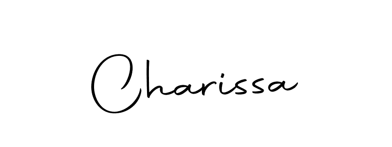 Make a beautiful signature design for name Charissa. Use this online signature maker to create a handwritten signature for free. Charissa signature style 10 images and pictures png