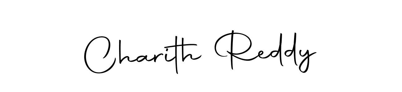 Use a signature maker to create a handwritten signature online. With this signature software, you can design (Autography-DOLnW) your own signature for name Charith Reddy. Charith Reddy signature style 10 images and pictures png