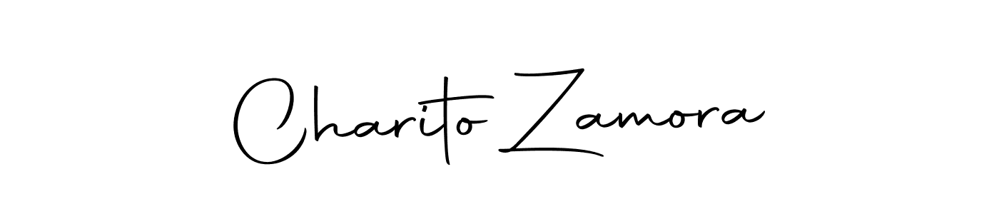 Create a beautiful signature design for name Charito Zamora. With this signature (Autography-DOLnW) fonts, you can make a handwritten signature for free. Charito Zamora signature style 10 images and pictures png