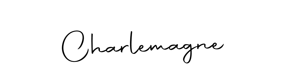 Design your own signature with our free online signature maker. With this signature software, you can create a handwritten (Autography-DOLnW) signature for name Charlemagne. Charlemagne signature style 10 images and pictures png