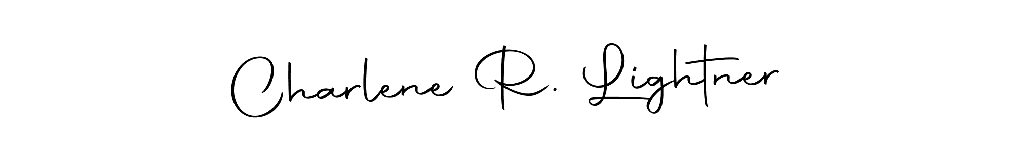 Charlene R. Lightner stylish signature style. Best Handwritten Sign (Autography-DOLnW) for my name. Handwritten Signature Collection Ideas for my name Charlene R. Lightner. Charlene R. Lightner signature style 10 images and pictures png