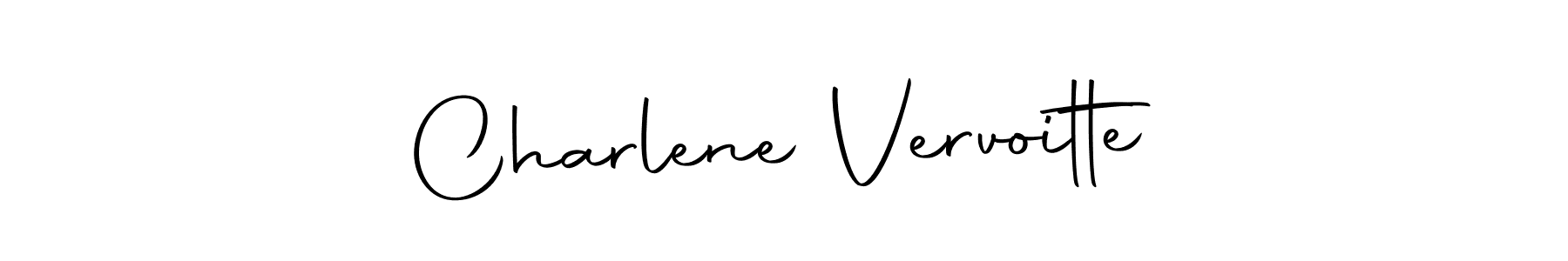 Also we have Charlene Vervoitte name is the best signature style. Create professional handwritten signature collection using Autography-DOLnW autograph style. Charlene Vervoitte signature style 10 images and pictures png